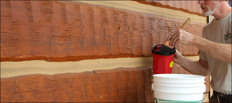 Professional Log Home Staining  Morven,  North Carolina